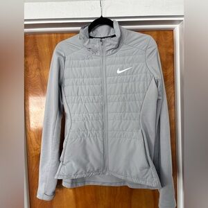 Nike Women's Light Gray Running Jacket